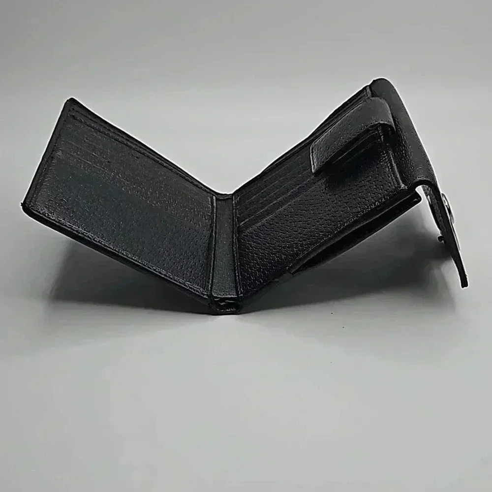 Gucci Black Leather wallet with coin pouch with dust bag - Picture 6 of 10